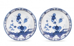 Ginori Oriente Italiano Indaco Appetizer Plates - Set 2